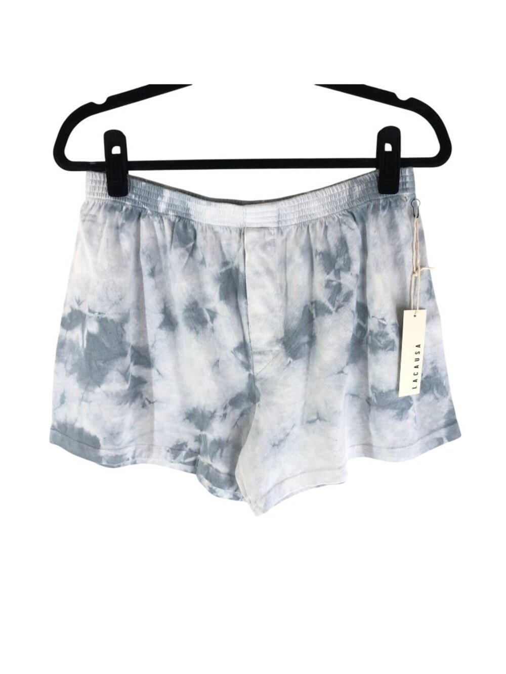 Lacausa Gino Boxers Medium Weight Organic Cotton Unisex Tie Dye Blue L